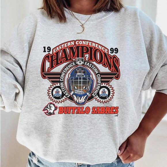 Travon A Other - Buffalo Sabres Eastern Conference Champions Hockey Crewneck Sweatshirt